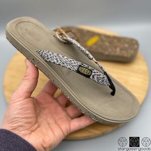 Keen Flip Flops Womens Sz 10 Harvest Sandals Brown Open Toe Casual Comfort Woven
